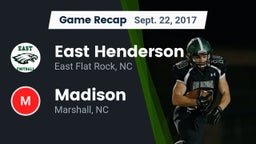 Recap: East Henderson  vs. Madison  2017