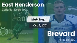 Matchup: East Henderson High vs. Brevard  2017