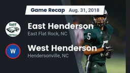 Recap: East Henderson  vs. West Henderson  2018