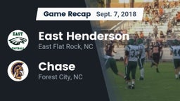 Recap: East Henderson  vs. Chase  2018