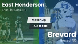 Matchup: East Henderson High vs. Brevard  2019