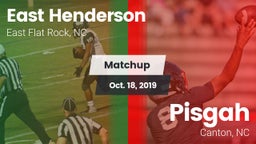 Matchup: East Henderson High vs. Pisgah  2019