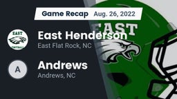 Recap: East Henderson  vs. Andrews  2022