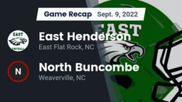 Recap: East Henderson  vs. North Buncombe  2022