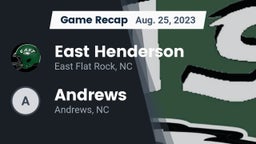 Recap: East Henderson  vs. Andrews  2023