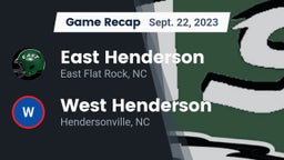 Recap: East Henderson  vs. West Henderson  2023