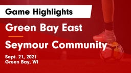 Green Bay East  vs Seymour Community  Game Highlights - Sept. 21, 2021