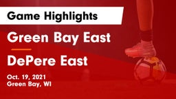 Green Bay East  vs DePere East Game Highlights - Oct. 19, 2021