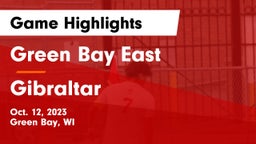 Green Bay East  vs Gibraltar  Game Highlights - Oct. 12, 2023