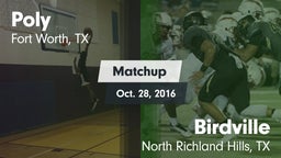 Matchup: Poly  vs. Birdville  2016