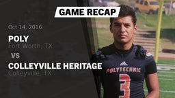 Recap: Poly  vs. Colleyville Heritage  2016