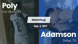 Matchup: Poly  vs. Adamson  2017