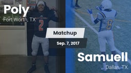 Matchup: Poly  vs. Samuell  2017