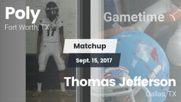 Matchup: Poly  vs. Thomas Jefferson  2017