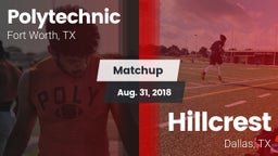 Matchup: Poly  vs. Hillcrest  2018