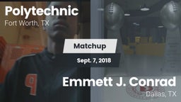 Matchup: Poly  vs. Emmett J. Conrad  2018
