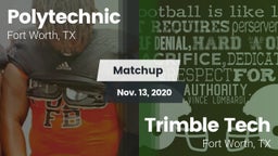 Matchup: Polytechnic High Sch vs. Trimble Tech  2020