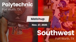 Matchup: Polytechnic High Sch vs. Southwest  2020