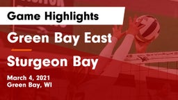 Green Bay East  vs Sturgeon Bay Game Highlights - March 4, 2021