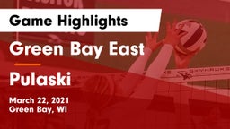 Green Bay East  vs Pulaski  Game Highlights - March 22, 2021