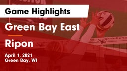 Green Bay East  vs Ripon  Game Highlights - April 1, 2021