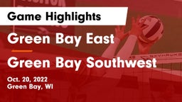 Green Bay East  vs Green Bay Southwest  Game Highlights - Oct. 20, 2022