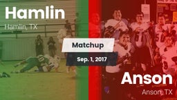 Matchup: Hamlin  vs. Anson  2017