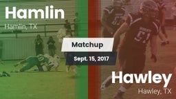 Matchup: Hamlin  vs. Hawley  2017