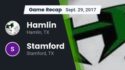 Recap: Hamlin  vs. Stamford  2017