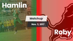 Matchup: Hamlin  vs. Roby  2017
