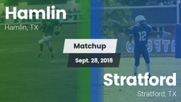 Matchup: Hamlin  vs. Stratford  2018