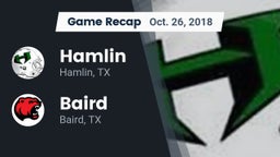 Recap: Hamlin  vs. Baird  2018