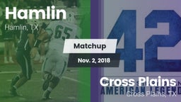 Matchup: Hamlin  vs. Cross Plains  2018
