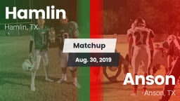 Matchup: Hamlin  vs. Anson  2019