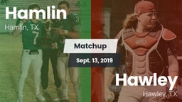 Matchup: Hamlin  vs. Hawley  2019