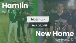 Matchup: Hamlin  vs. New Home  2019