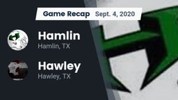 Recap: Hamlin  vs. Hawley  2020
