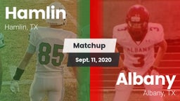 Matchup: Hamlin  vs. Albany  2020