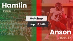Matchup: Hamlin  vs. Anson  2020