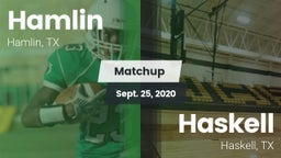 Matchup: Hamlin  vs. Haskell  2020
