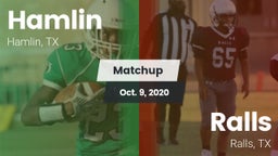 Matchup: Hamlin  vs. Ralls  2020