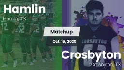Matchup: Hamlin  vs. Crosbyton  2020