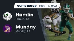 Recap: Hamlin  vs. Munday  2022