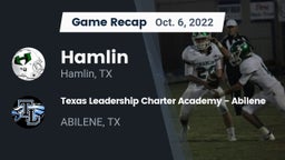 Recap: Hamlin  vs. Texas Leadership Charter Academy - Abilene 2022