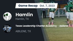 Recap: Hamlin  vs. Texas Leadership Charter Academy - Abilene 2023