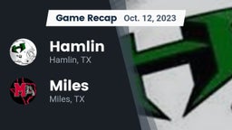 Recap: Hamlin  vs. Miles  2023