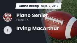 Recap: Plano Senior  vs. Irving MacArthur 2017