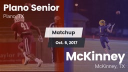 Matchup: Plano Senior High vs. McKinney  2017