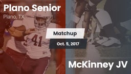 Matchup: Plano Senior High vs. McKinney JV 2017