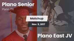 Matchup: Plano Senior High vs. Plano East JV 2017